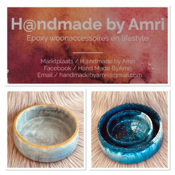 H@ndmade by Amri | Epoxy opbergkommen | prijs is vanaf beschikbaar voor biedingen