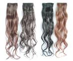 Clip In Hair Extensions Lange Krullen Hairextensions / Haar, Verzenden, Nieuw, Pruik of Haarverlenging