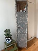 Lockerkast ⭐️ vintage industrieel (staal) - 198x46,5x41, Huis en Inrichting, Kasten | Lockerkasten, Ophalen, Zo goed als nieuw