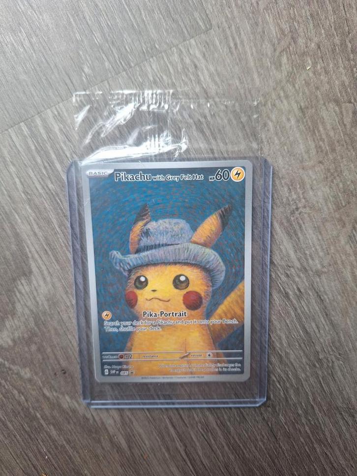 Pikachu Van Gogh - Gesealde Promo Kaart, Hobby en Vrije tijd, Verzamelkaartspellen | Pokémon, Nieuw, Losse kaart, Ophalen of Verzenden