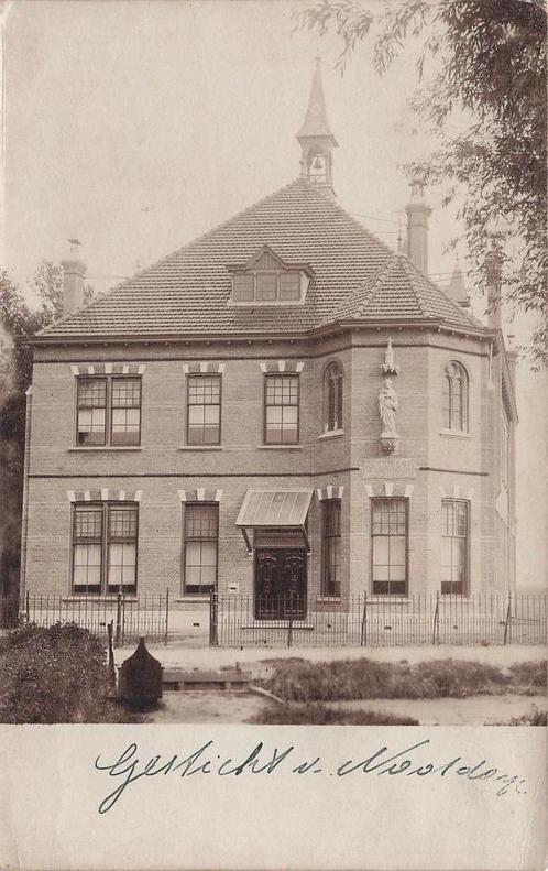 JL136 Fotokaart Nootdorp Gesticht ca 1920, Verzamelen, Ansichtkaarten | Nederland, Ongelopen, Noord-Holland, 1920 tot 1940, Verzenden