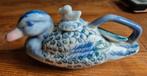 Vintage Chinese eendtheepot, handbeschilderd porcelein, Antiek en Kunst, Ophalen of Verzenden