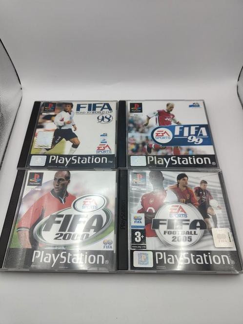 Fifa 98, 99, 2000, 2005 PS1, Spelcomputers en Games, Games | Sony PlayStation 1, Zo goed als nieuw, Ophalen of Verzenden