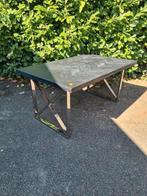 Nieuwe eettafel zwart mango Hongaarse punt 160x100cm €225, Ophalen, ., Nieuw, .
