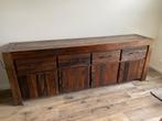 te koop: Indisch houten dressoir, Ophalen, Zo goed als nieuw, 200 cm of meer, 25 tot 50 cm