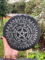 Wicca pagan leisteen pendelbord incl pendel, Ophalen of Verzenden, Nieuw