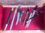 fraai lot sier dolken, vier stuks, één koop, Ophalen of Verzenden, Overige soorten, Overige gebieden, Mes of Dolk