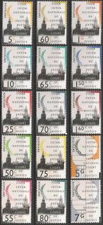 Cour de Justice serie D 44 - D 58 XXX. ADV. no.58 A., Verzenden, Na 1940, Postfris
