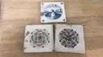 3 oude tegeltjes, Ophalen of Verzenden