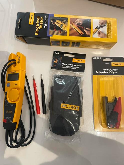 Fluke T5-1000 + Fluke T5 H5 + Fluke AC285. Nieuw !!, Doe-het-zelf en Verbouw, Meetapparatuur, Nieuw, Elektriciteit, Ophalen of Verzenden