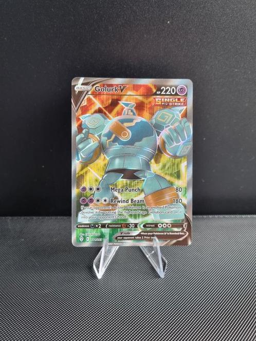 Golurk V pokemon kaarten / Evolving Skies 181, Hobby en Vrije tijd, Verzamelkaartspellen | Pokémon, Nieuw, Losse kaart, Ophalen of Verzenden