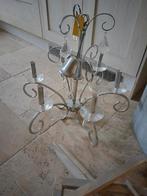 Hanglamp, zillver kleurig met pegels, Huis en Inrichting, Lampen | Hanglampen, Ophalen, Gebruikt
