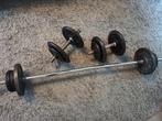 Halterstang en dumbbellset, Ophalen, Gebruikt, Halterstangen