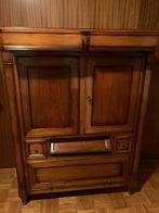 Massief kersenhouten kast, Ophalen, Gebruikt, Met deur(en), 100 tot 150 cm