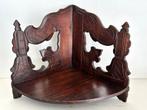 Oud houtsnijwerk staande hoekconsole console, Antiek en Kunst, Ophalen