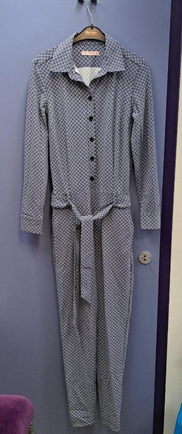 Studio Anneloes jumpsuit travelstof blauw lila mt M 50004 beschikbaar voor biedingen