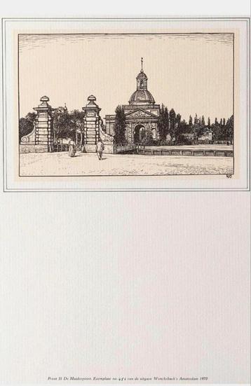 Muiderpoort Prent - Wenckebach Amsterdam 1970 beschikbaar voor biedingen