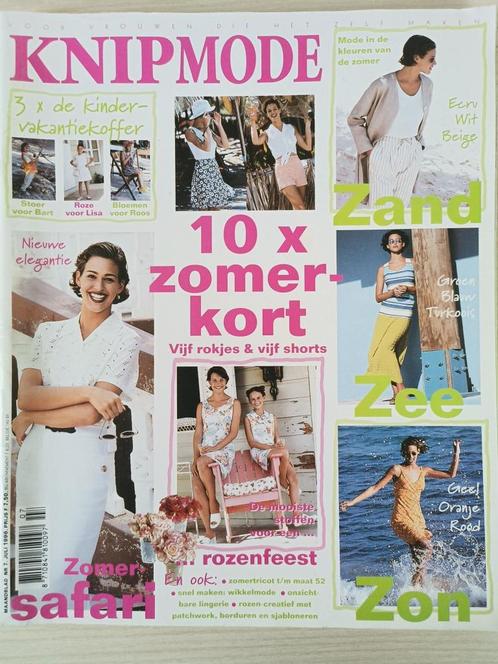 Knipmode juli 1996 zomermode, Hobby en Vrije tijd, Kledingpatronen, Zo goed als nieuw, Overige typen, Vrouw, Knipmode, Ophalen of Verzenden