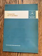 Mercedes transporter 407D en 409D werkplaatshandboek, Auto diversen, Handleidingen en Instructieboekjes, Ophalen of Verzenden