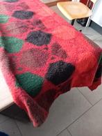Oude wollen deken - retro vintage kleuren, Ophalen of Verzenden