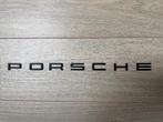 Porsche logo letters zwart mat embleem achterkant bumper, Auto-onderdelen, Ophalen of Verzenden, Gebruikt, Porsche, Achterklep