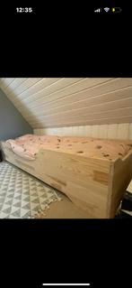 Mooi houten bed met gloednieuw matras!, Ophalen, Matras, 180 cm of meer, 100 cm of meer