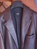 Leren colbert van BOSS – bruin – maat 52 (L), Ophalen of Verzenden, Zo goed als nieuw, Maat 52/54 (L), Bruin