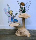 tiffany glas in lood paddestoel elf, Hobby en Vrije tijd, Ophalen, Nieuw