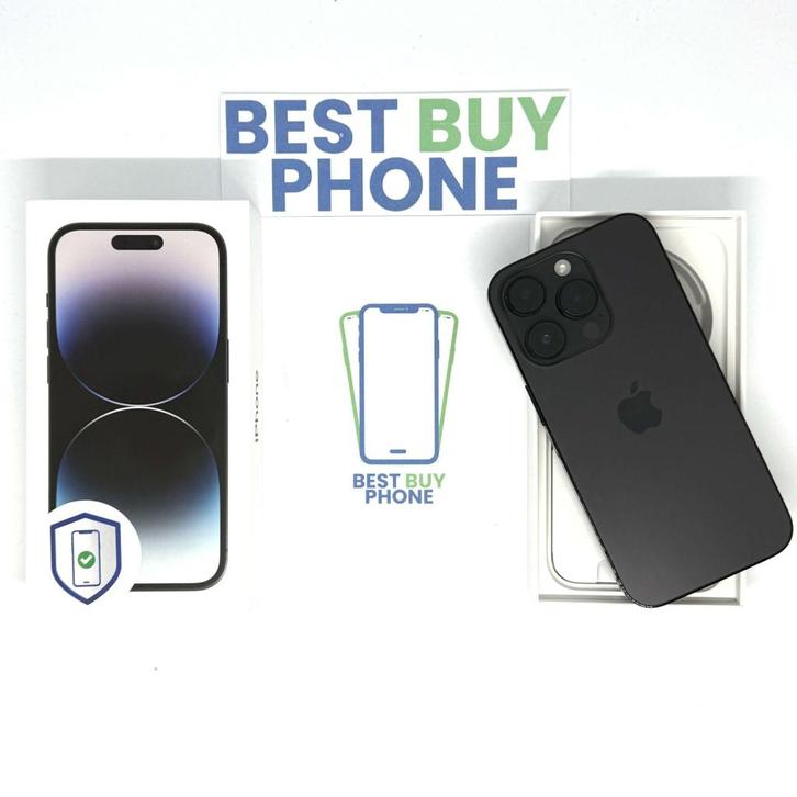 iPhone 14 Pro 128GB zwart /kras vrij glas /85% batt /garanti, Telecommunicatie, Mobiele telefoons | Apple iPhone, Zo goed als nieuw