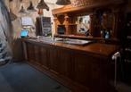 Prachtige bar met achterkast en lekblad, Huis en Inrichting, Ophalen of Verzenden, Gebruikt