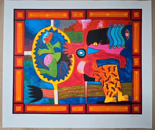 Clemens Briels Zeefdruk - Oplage 200, Antiek en Kunst, Kunst | Litho's en Zeefdrukken, Ophalen of Verzenden