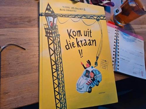 Tjibbe Veldkamp - Kom uit die kraan!, Boeken, Prentenboeken en Plaatjesalbums, Gelezen, Prentenboek, Ophalen of Verzenden