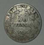 50 pfenning 1877 Harde gegevens, Postzegels en Munten, Munten | Europa | Niet-Euromunten, Ophalen of Verzenden