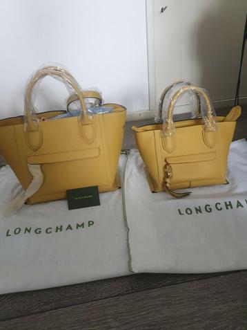 ORGINELE longchamp tassen 1x maat m en 1x maat s NIEUW !!!!! beschikbaar voor biedingen
