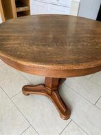 Vintage ronde tafel, Huis en Inrichting, Tafels | Eettafels, Ophalen of Verzenden, Gebruikt, Rond, 50 tot 100 cm