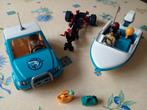 Playmobil 6864, pick-up en boottrailer met speedboot, Gebruikt, Ophalen of Verzenden