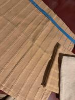 Sierkussen overtrekken, katoen, vd Bijenkorf, Ophalen of Verzenden, Gebruikt, Geel, Vierkant