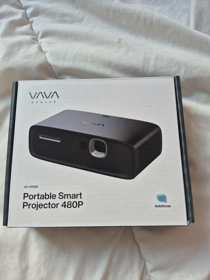 Vava 480p Projector draagbaar (nieuw in doos, Audio, Tv en Foto, Beamers, Nieuw, LED, Overige resoluties, Ophalen of Verzenden