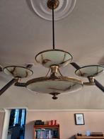Art Deco Hanglamp met 5 Lichtpunten, Ophalen