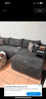 Luxe Corduroy Hoekbank – 245 x 160 cm, Ophalen of Verzenden, Nieuw