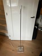 Stalamp zonder kap, rvs glazsn voet, Huis en Inrichting, Lampen | Vloerlampen, Ophalen, Gebruikt, Minder dan 100 cm