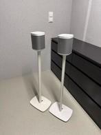 Sonos Play 1 wit 2x - inclusief standaards, Audio, Tv en Foto, Luidsprekers, Ophalen, Zo goed als nieuw, Sonos, 120 watt of meer