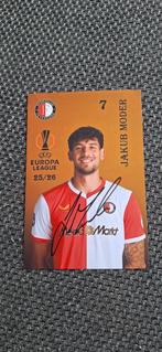 Foto met originele handtekening; Jakub Moder # Feyenoord, Verzenden, Nieuw, Feyenoord