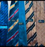 Vijf zijden stropdassen, Ophalen of Verzenden, Zo goed als nieuw, Overige kleuren, Met patroon