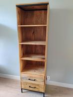 Mango houten kast industriële stijl, Huis en Inrichting, Ophalen, 50 tot 100 cm, Zo goed als nieuw, Met lade(s)