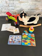 Pakket speelgoed hobbelpaard (koe) boekjes puzzels gonny, Kinderen en Baby's, Speelgoed | Overig, Ophalen, Gebruikt, Jongen of Meisje