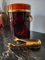 Vintage 1970s schildpad acryl ijsemmer met ijstang, Ophalen of Verzenden, Minder dan 50 cm, Minder dan 5 flessen