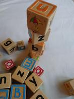 Wooden alphabet blocks with images, Ophalen of Verzenden, Gebruikt, Overige typen