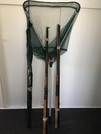Te koop 3 hengels 1 schepnet € 30,00 per stuk, Watersport en Boten, Ophalen, Zo goed als nieuw, Net of Fuik