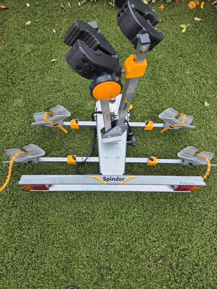 Spinder Falcon Fietsendrager - 7 polig, Auto diversen, Fietsendragers, Gebruikt, Trekhaakdrager, 2 fietsen, Ophalen
